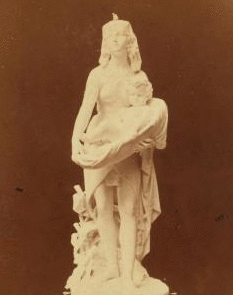 [Sculpture] "Pharaoh's daughter." 1876