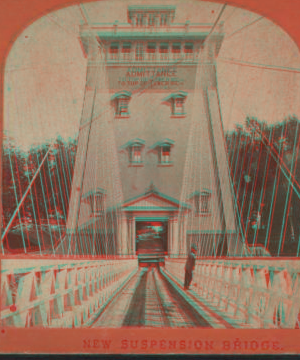 New Suspension Bridge. [1860?-1875?]