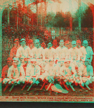 Baseball team, White Oak Cotton Mills. Greensboro, N. C. 1909