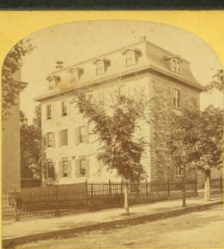High and Latin School house, Bedford St. 1859?-1885?