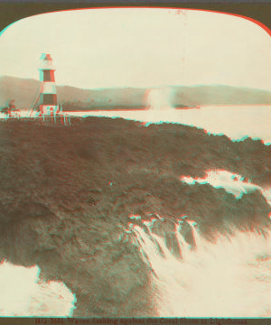 Waves dashing aginst the Coral Shore at Lighthouse Point near Port Antonio, Jamaica. 1904