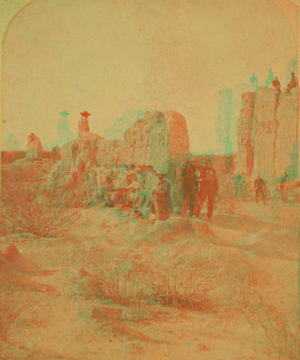 Ruins near the Great Casa Grande, Arizona. ca. 1883 1875?-1885?