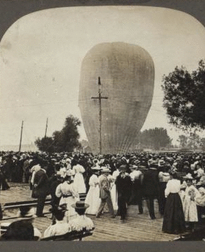 Baloon Ascension, Ontario Beach, N.Y. [1858?]-1891